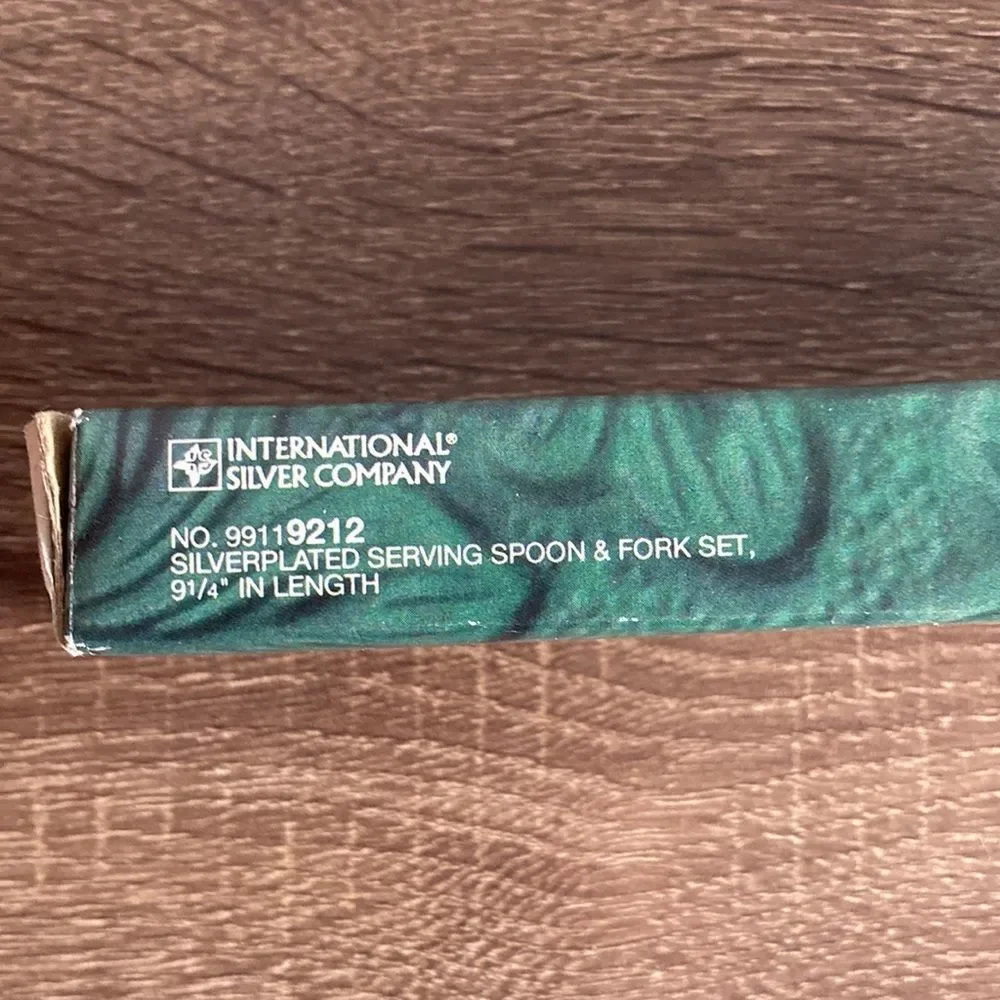 International Silver Company Silver Plated Spoon & Fork Set NWT